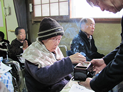 彼岸供養の様子 写真